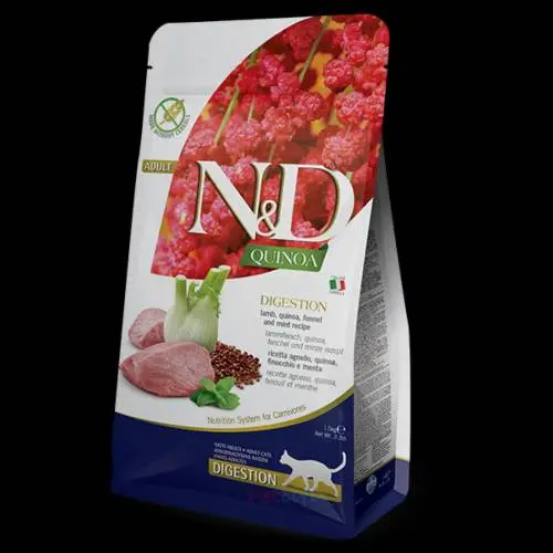 Farmina N&D 無穀物成貓乾糧 - 羊肉(腸胃保健)配方 1.5kg